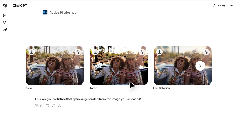 Adobe Integrates Photoshop, Acrobat, and Express Directly into the ChatGPT Interface